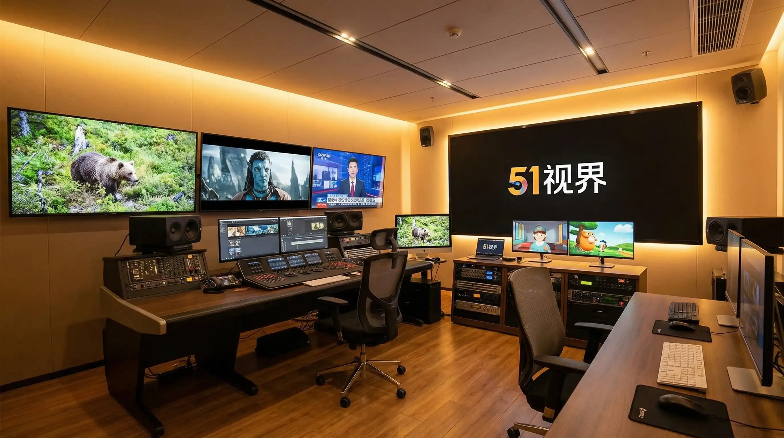 专业视频制作工作室内景 - 吃瓜五一 视频创作
